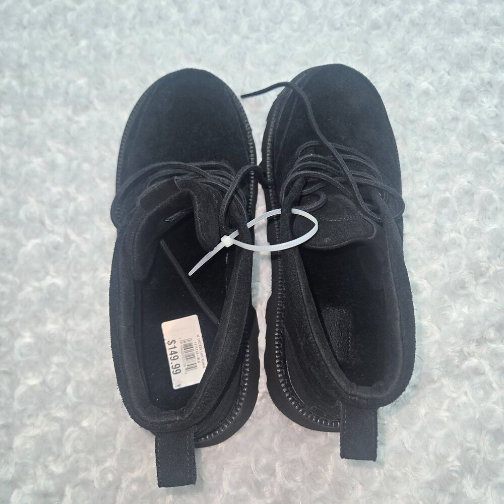 Ugg Chukka Lug Mens Black Suede Ankle Lace Up Platform Boots US 11 1171113 - Picture 8 of 10